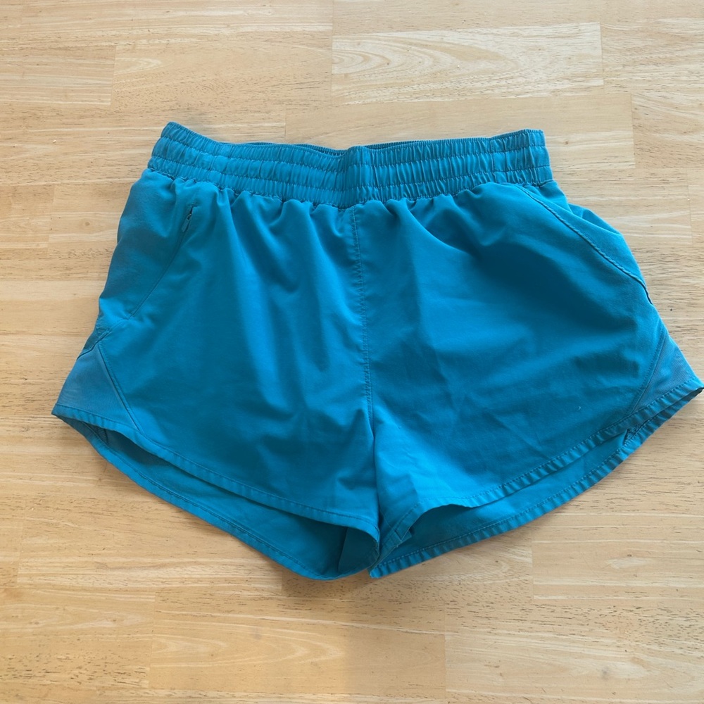 All in Motion Blue Athletic Shorts Lightweight Moisture-Wicking